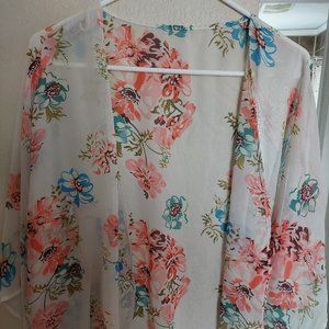 Women's sheer kimono